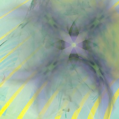 Fantezi kaotik renkli fraktal desen. Soyut Fraktal şekiller. 3D render resimde arka plan veya duvar kağıdı