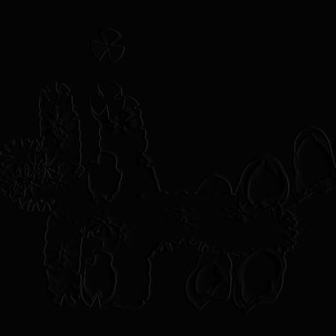 Fantezi kaotik renkli fraktal desen. Soyut Fraktal şekiller. 3D render resimde arka plan veya duvar kağıdı