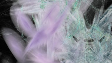 Fantezi kaotik renkli fraktal desen. Soyut Fraktal şekiller. 3D render resimde arka plan veya duvar kağıdı