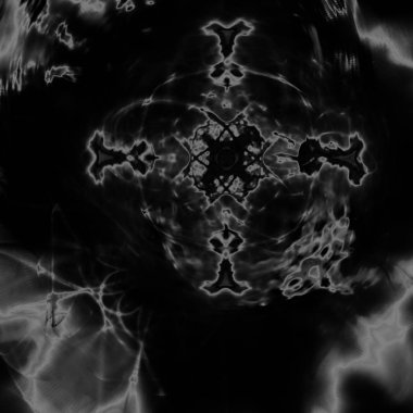 Fantezi kaotik renkli fraktal desen. Soyut Fraktal şekiller. 3D render resimde arka plan veya duvar kağıdı