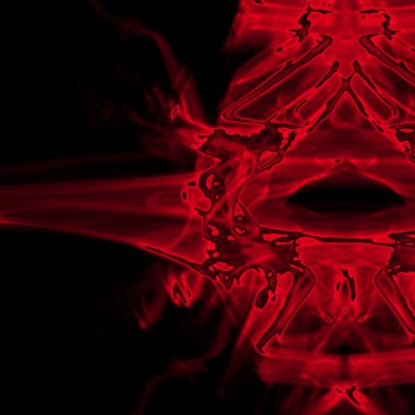 Fantezi kaotik renkli fraktal desen. Soyut Fraktal şekiller. 3D render resimde arka plan veya duvar kağıdı