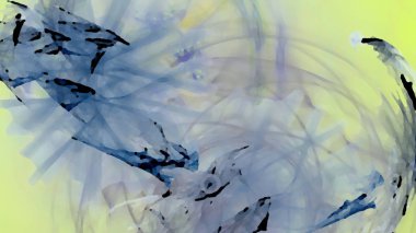 Fantezi kaotik renkli fraktal desen. Soyut Fraktal şekiller. 3D render resimde arka plan veya duvar kağıdı