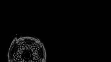 Fantezi kaotik renkli fraktal desen. Soyut Fraktal şekiller. 3D render resimde arka plan veya duvar kağıdı