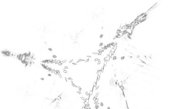 Fantezi kaotik renkli fraktal desen. Soyut Fraktal şekiller. 3D render resimde arka plan veya duvar kağıdı