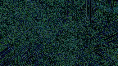 Fantezi kaotik renkli fraktal desen. Soyut Fraktal şekiller. 3D render resimde arka plan veya duvar kağıdı