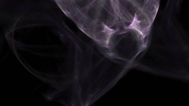 Fantezi kaotik renkli fraktal desen. Soyut Fraktal şekiller. 3D render resimde arka plan veya duvar kağıdı