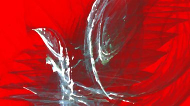 Fantezi kaotik renkli fraktal desen. Soyut Fraktal şekiller. 3D render resimde arka plan veya duvar kağıdı