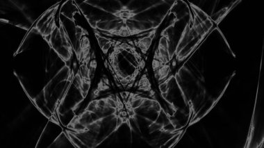 Fantezi kaotik renkli fraktal desen. Soyut Fraktal şekiller. 3D render resimde arka plan veya duvar kağıdı