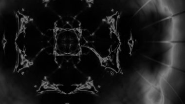 Fantezi kaotik renkli fraktal desen. Soyut Fraktal şekiller. 3D render resimde arka plan veya duvar kağıdı