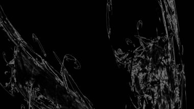 Fantezi kaotik renkli fraktal desen. Soyut Fraktal şekiller. 3D render resimde arka plan veya duvar kağıdı