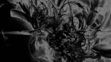 Fantezi kaotik renkli fraktal desen. Soyut Fraktal şekiller. 3D render resimde arka plan veya duvar kağıdı