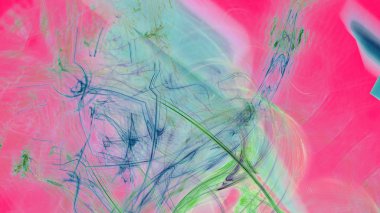 Fantezi kaotik renkli fraktal desen. Soyut Fraktal şekiller. 3D render resimde arka plan veya duvar kağıdı