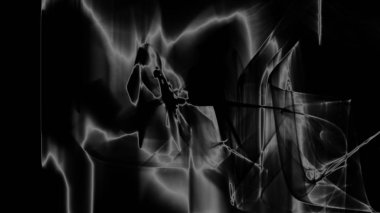 Fantezi kaotik renkli fraktal desen. Soyut Fraktal şekiller. 3D render resimde arka plan veya duvar kağıdı