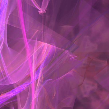 Fantezi kaotik renkli fraktal desen. Soyut Fraktal şekiller. 3D render resimde arka plan veya duvar kağıdı