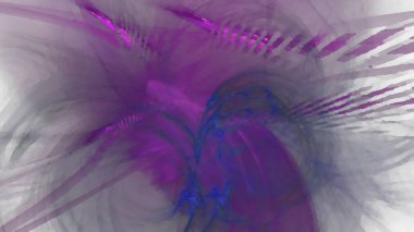 Fantezi kaotik renkli fraktal desen. Soyut Fraktal şekiller. 3D render resimde arka plan veya duvar kağıdı