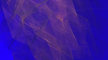 Fantezi kaotik renkli fraktal desen. Soyut Fraktal şekiller. 3D render resimde arka plan veya duvar kağıdı