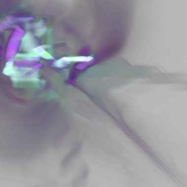 Fantezi kaotik renkli fraktal desen. Soyut Fraktal şekiller. 3D render resimde arka plan veya duvar kağıdı