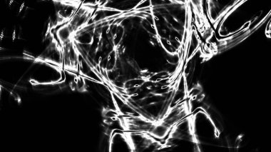 Fantezi kaotik renkli fraktal desen. Soyut Fraktal şekiller. 3D render resimde arka plan veya duvar kağıdı