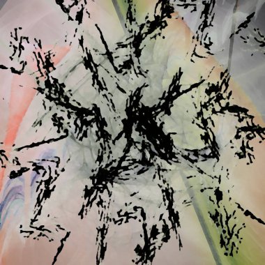 Fantezi kaotik renkli fraktal desen. Soyut Fraktal şekiller. 3D render resimde arka plan veya duvar kağıdı