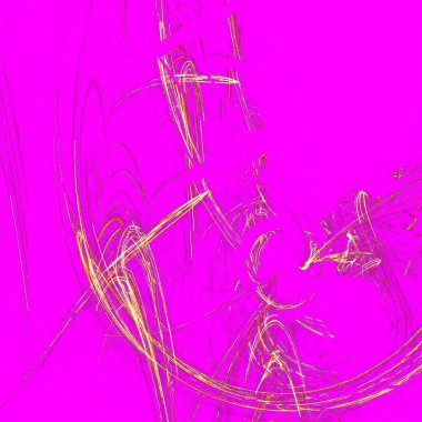 Fantezi kaotik renkli fraktal desen. Soyut Fraktal şekiller. 3D render resimde arka plan veya duvar kağıdı