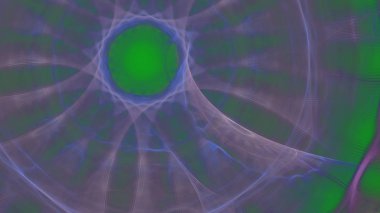 Fantezi kaotik renkli fraktal desen. Soyut Fraktal şekiller. 3D render resimde arka plan veya duvar kağıdı