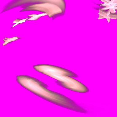 Fantezi kaotik renkli fraktal desen. Soyut Fraktal şekiller. 3D render resimde arka plan veya duvar kağıdı