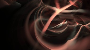 Fantezi kaotik renkli fraktal desen. Soyut Fraktal şekiller. 3D render resimde arka plan veya duvar kağıdı