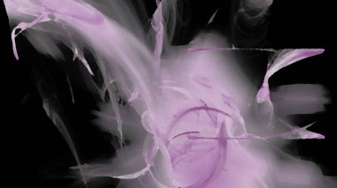 Fantezi kaotik renkli fraktal desen. Soyut Fraktal şekiller. 3D render resimde arka plan veya duvar kağıdı