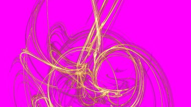 Fantezi kaotik renkli fraktal desen. Soyut Fraktal şekiller. 3D render resimde arka plan veya duvar kağıdı