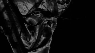 Fantezi kaotik renkli fraktal desen. Soyut Fraktal şekiller. 3D render resimde arka plan veya duvar kağıdı