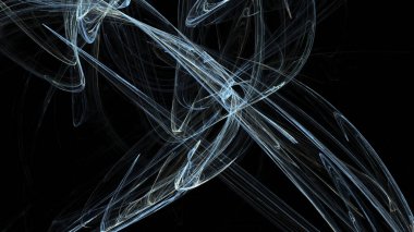 Fantezi kaotik renkli fraktal desen. Soyut Fraktal şekiller. 3D render resimde arka plan veya duvar kağıdı