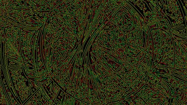 Fantezi kaotik renkli fraktal desen. Soyut Fraktal şekiller. 3D render resimde arka plan veya duvar kağıdı