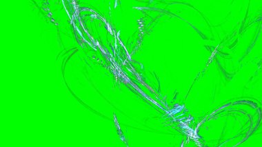 Fantezi kaotik renkli fraktal desen. Soyut Fraktal şekiller. 3D render resimde arka plan veya duvar kağıdı