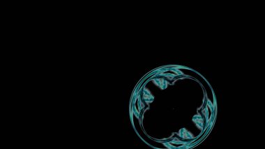 Fantezi kaotik renkli fraktal desen. Soyut Fraktal şekiller. 3D render resimde arka plan veya duvar kağıdı