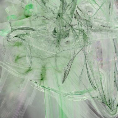 Fantezi kaotik renkli fraktal desen. Soyut Fraktal şekiller. 3D render resimde arka plan veya duvar kağıdı