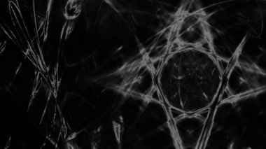 Fantezi kaotik renkli fraktal desen. Soyut Fraktal şekiller. 3D render resimde arka plan veya duvar kağıdı