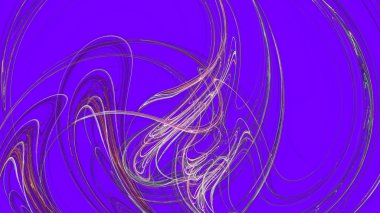 Fantezi kaotik renkli fraktal desen. Soyut Fraktal şekiller. 3D render resimde arka plan veya duvar kağıdı