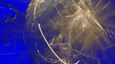 Fantezi kaotik renkli fraktal desen. Soyut Fraktal şekiller. 3D render resimde arka plan veya duvar kağıdı