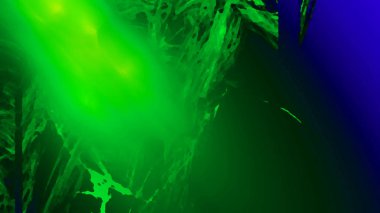 Fantezi kaotik renkli fraktal desen. Soyut Fraktal şekiller. 3D render resimde arka plan veya duvar kağıdı