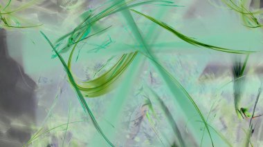 Fantezi kaotik renkli fraktal desen. Soyut Fraktal şekiller. 3D render resimde arka plan veya duvar kağıdı