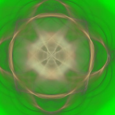 Fantezi kaotik renkli fraktal desen. Soyut Fraktal şekiller. 3D render resimde arka plan veya duvar kağıdı