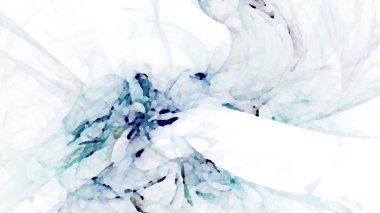 Fantezi kaotik renkli fraktal desen. Soyut Fraktal şekiller. 3D render resimde arka plan veya duvar kağıdı