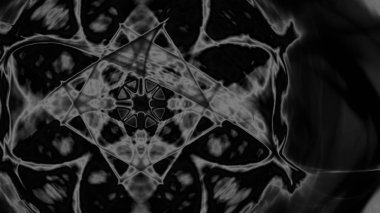 Fantezi kaotik renkli fraktal desen. Soyut Fraktal şekiller. 3D render resimde arka plan veya duvar kağıdı