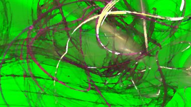 Fantezi kaotik renkli fraktal desen. Soyut Fraktal şekiller. 3D render resimde arka plan veya duvar kağıdı