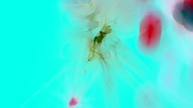 Fantezi kaotik renkli fraktal desen. Soyut Fraktal şekiller. 3D render resimde arka plan veya duvar kağıdı