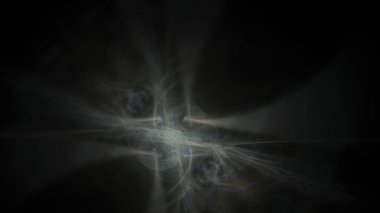 Fantezi kaotik renkli fraktal desen. Soyut Fraktal şekiller. 3D render resimde arka plan veya duvar kağıdı