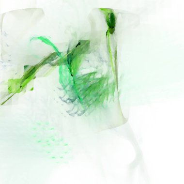 Fantezi kaotik renkli fraktal desen. Soyut Fraktal şekiller. 3D render resimde arka plan veya duvar kağıdı