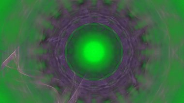 Fantezi kaotik renkli fraktal desen. Soyut Fraktal şekiller. 3D render resimde arka plan veya duvar kağıdı