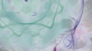 Fantezi kaotik renkli fraktal desen. Soyut Fraktal şekiller. 3D render resimde arka plan veya duvar kağıdı