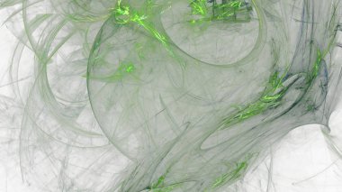 Fantezi kaotik renkli fraktal desen. Soyut Fraktal şekiller. 3D render resimde arka plan veya duvar kağıdı